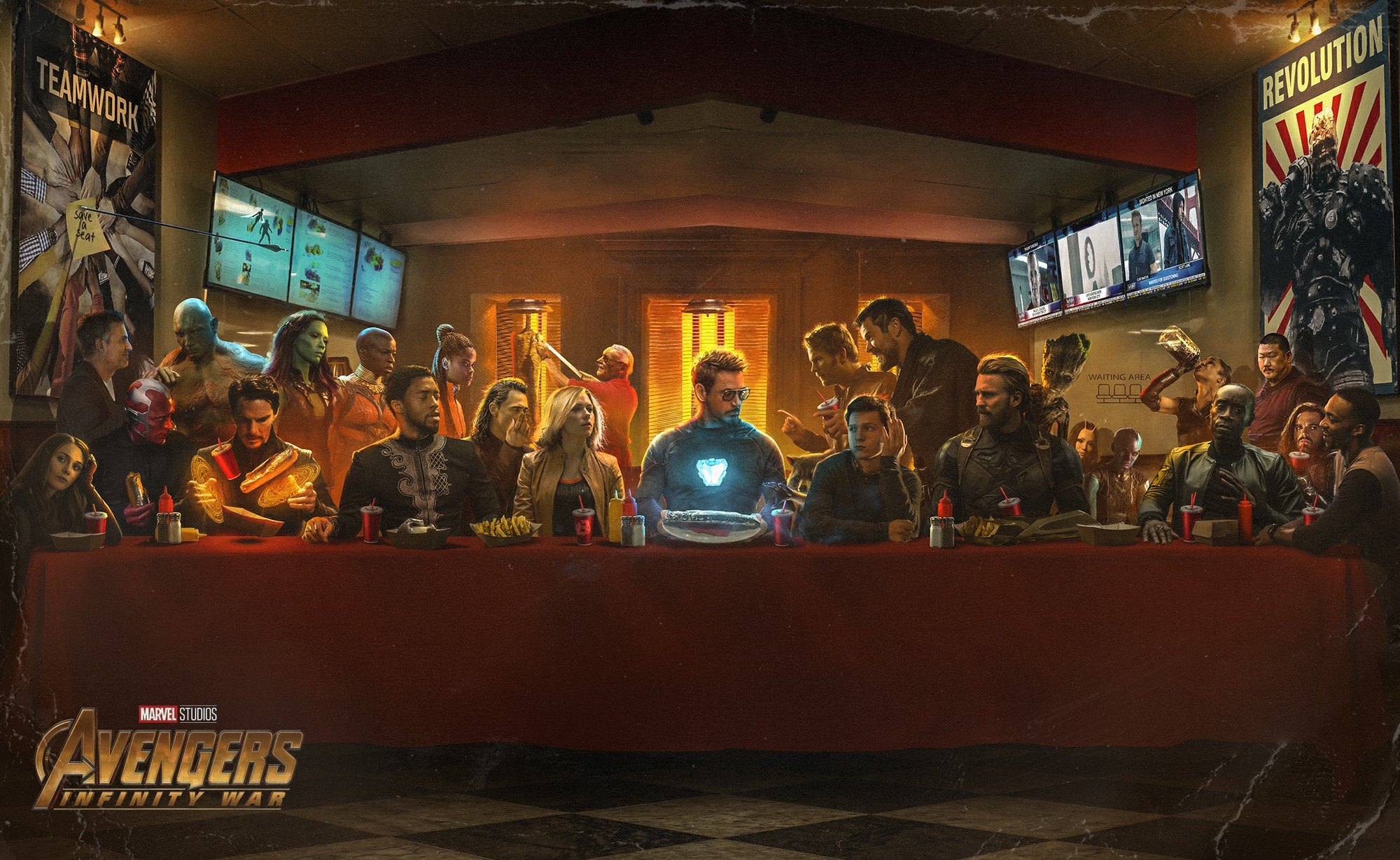 Avengers: Infinity War - The Last Shawarma by BossLogic
