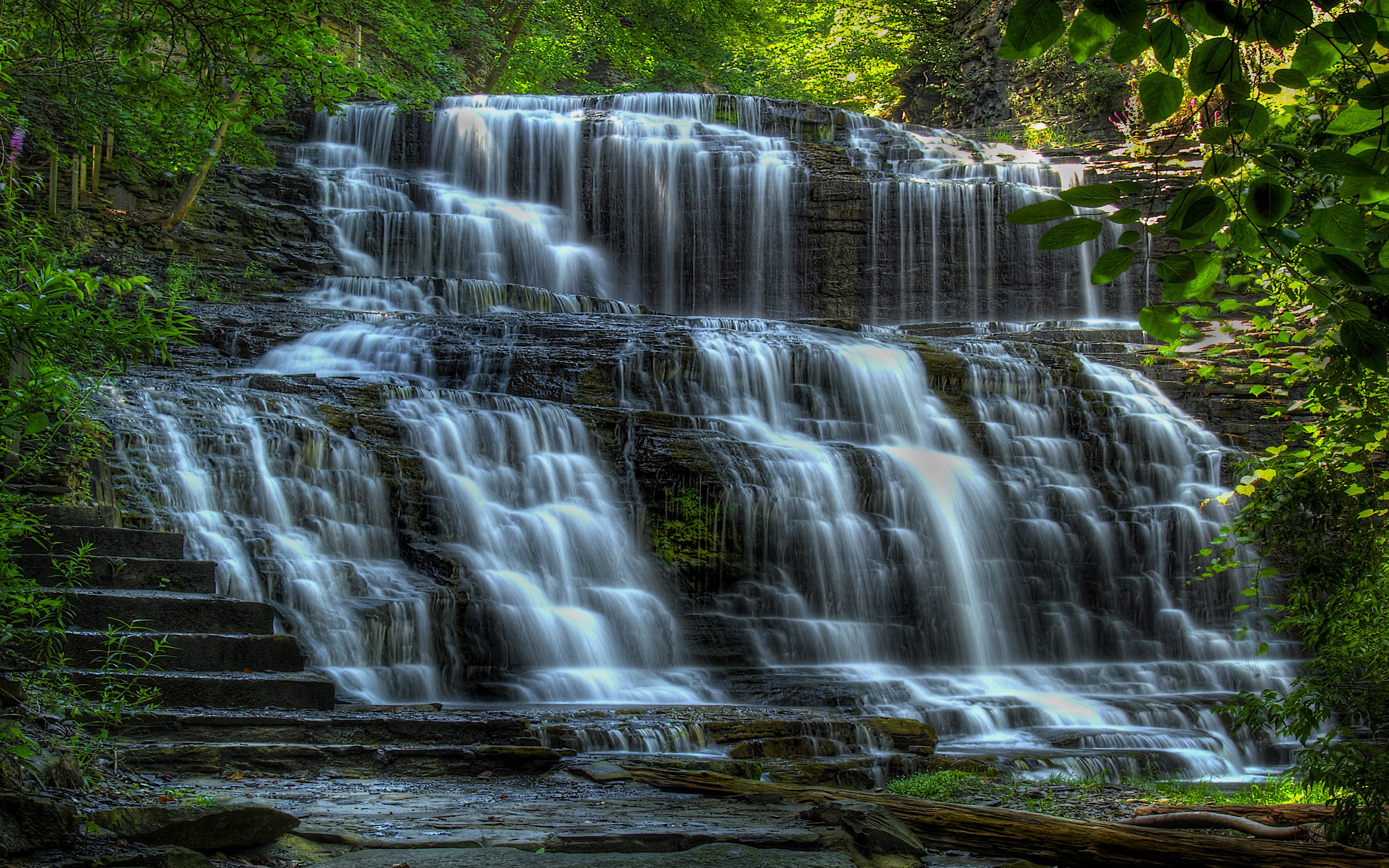 Cascadilla-Gorge Waterfall in New York