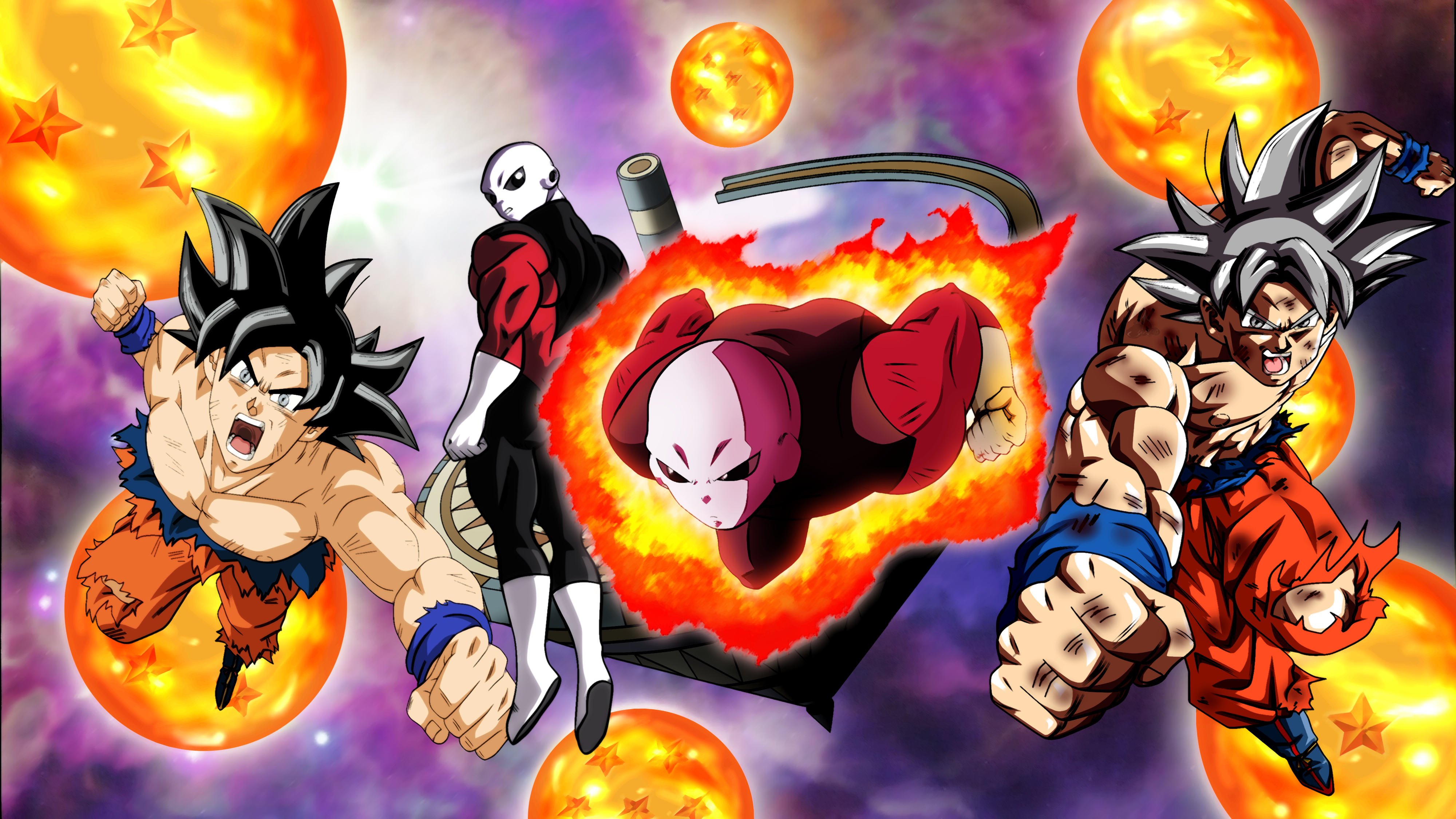 Goku Mastered Ultra Instinct And Jiren 4k Ultra Hd Wallpaper