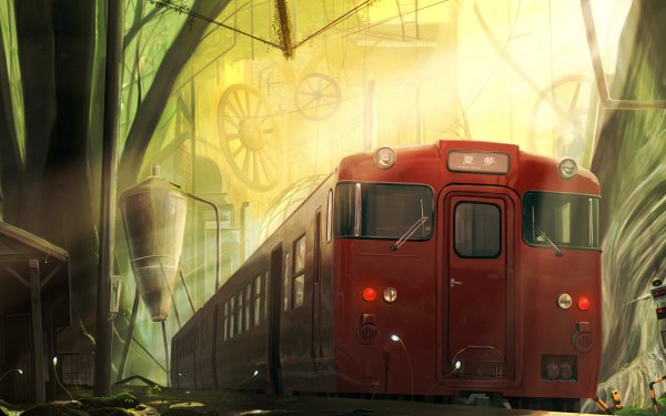 Anime Original Train HD Wallpaper | Background Image