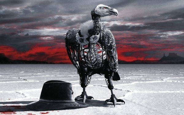 TV Show Westworld Desert Hat Robot Vulture HD Wallpaper | Background Image