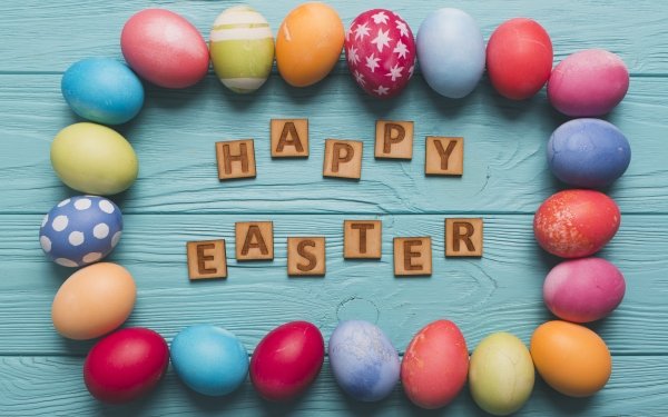 Holiday Easter Happy Easter Easter Egg Colors HD Wallpaper | Background Image