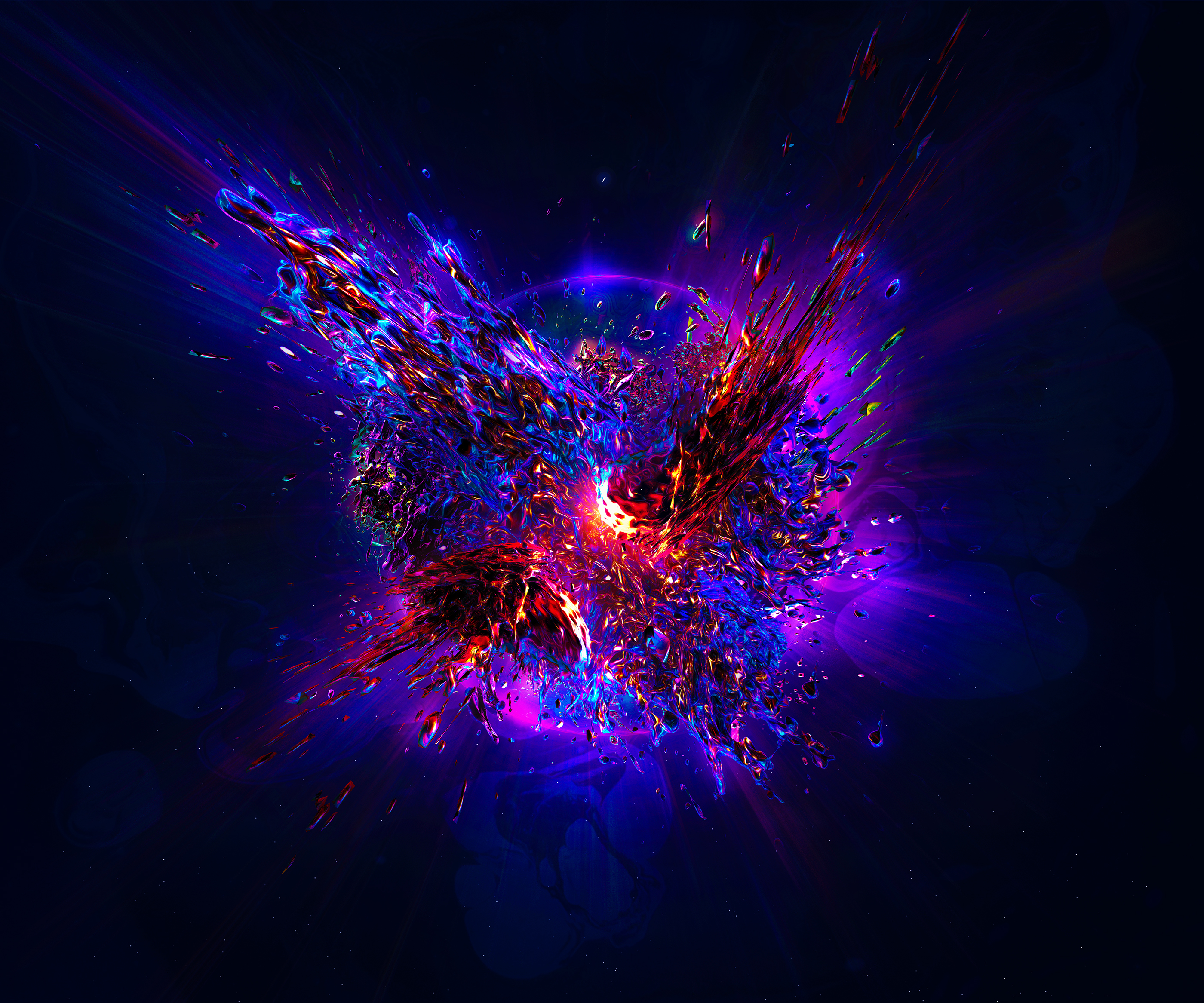 Abstract Explosion HD Wallpaper | Background Image