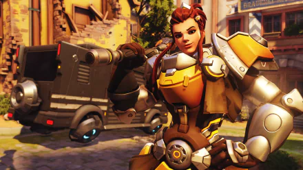 Brigitte (Overwatch) video game Overwatch HD Desktop Wallpaper | Background Image