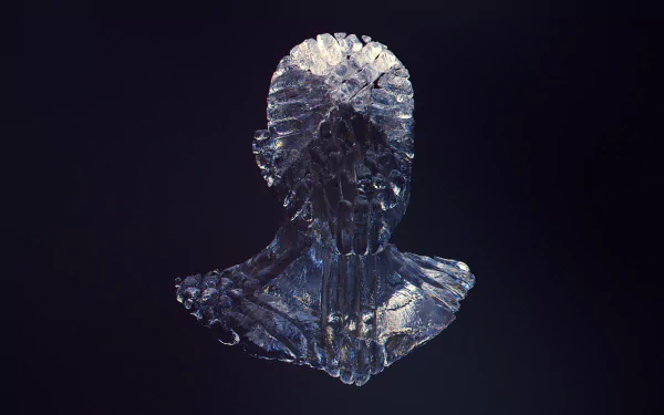 head ice artistic human HD Desktop Wallpaper | Background Image