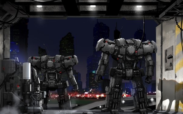 Sci Fi Robot Futuristic City Skyscraper HD Wallpaper | Background Image
