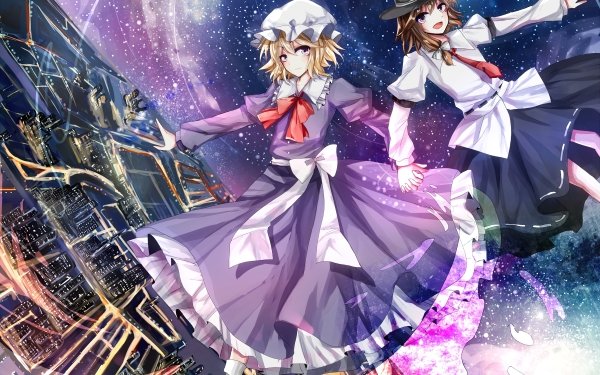 Anime Touhou Maribel Hearn Renko Usami HD Wallpaper | Background Image