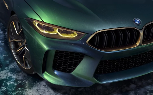 vehicle BMW M8 Gran Coupe HD Desktop Wallpaper | Background Image
