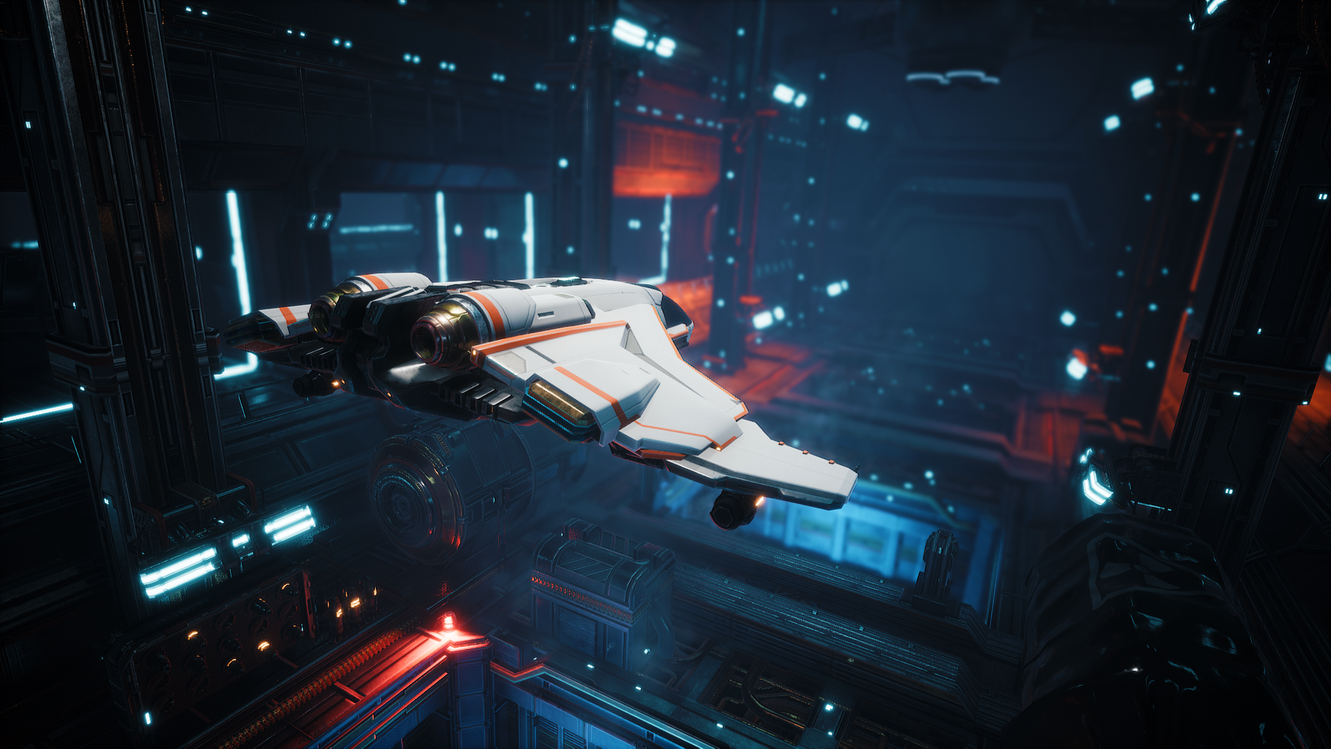 Download Hangar Spaceship Video Game Everspace HD Wallpaper