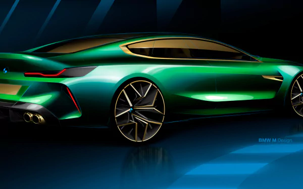 BMW vehicle BMW M8 Gran Coupe HD Desktop Wallpaper | Background Image