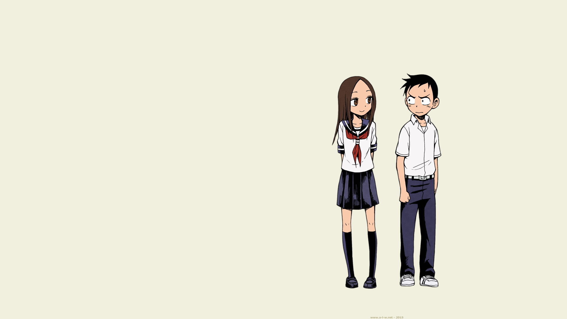 Anime Karakai Jouzu no Takagi-san HD Wallpaper by にゃー