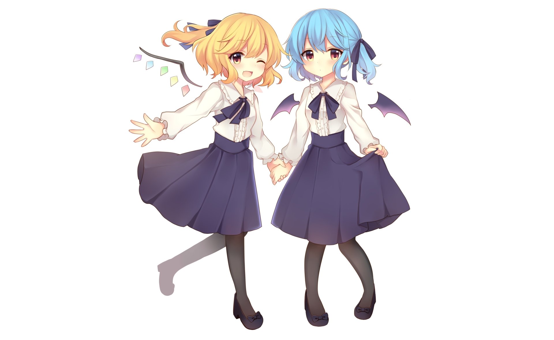 Download Remilia Scarlet Flandre Scarlet Anime Touhou 4k Ultra HD Wallpaper by ルヒカ