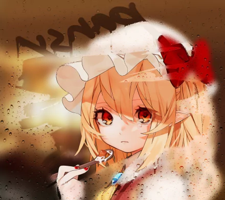 Flandre Scarlet Anime Touhou HD Desktop Wallpaper | Background Image
