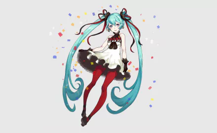 Hatsune Miku Anime Vocaloid HD Desktop Wallpaper | Background Image