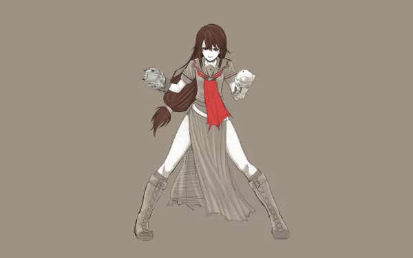 ookami ryouko Anime Ookami-san to Shichinin no Nakama-tachi HD Desktop Wallpaper | Background Image