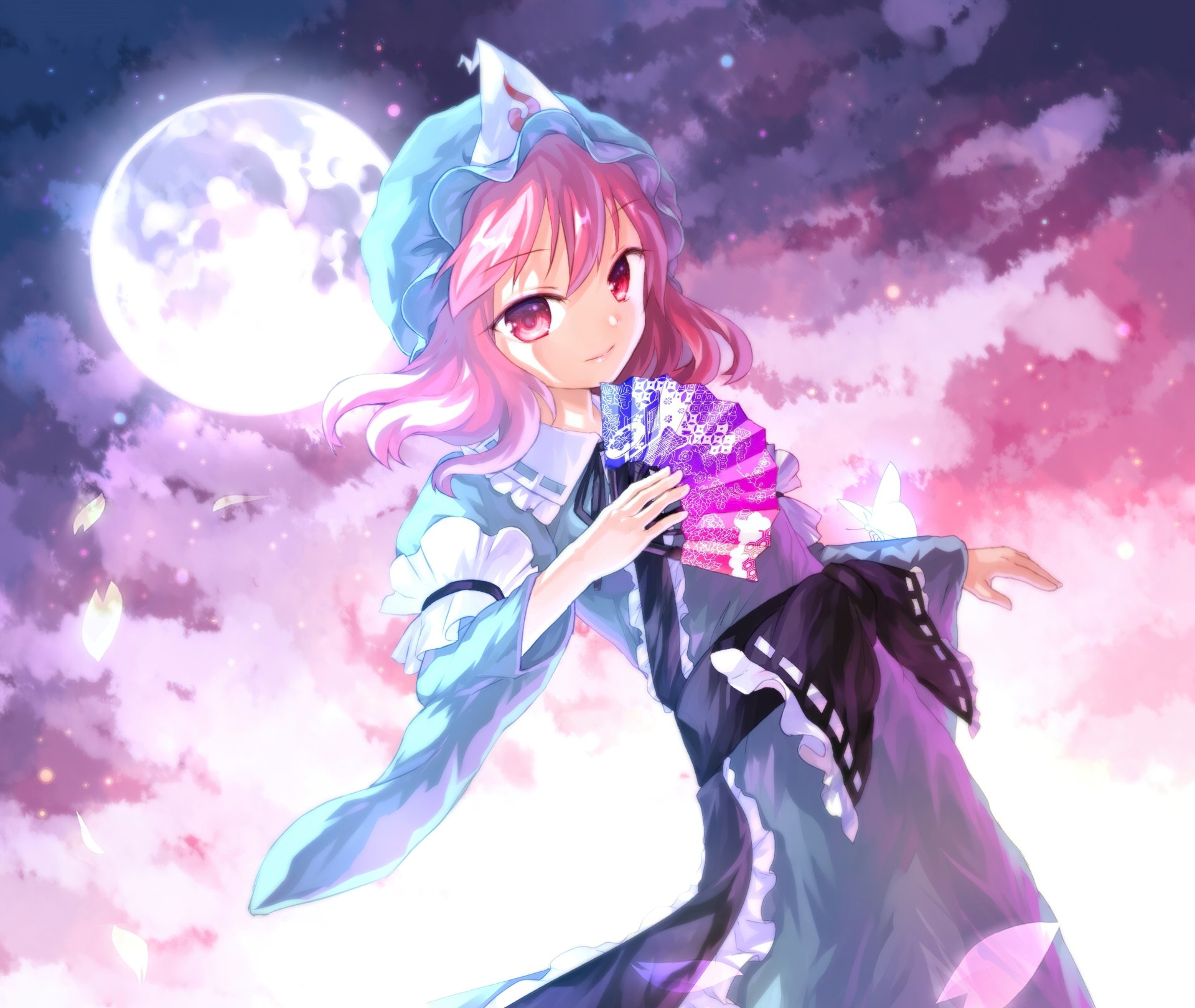 Download Yuyuko Saigyouji Anime Touhou HD Wallpaper by ひなすみれ