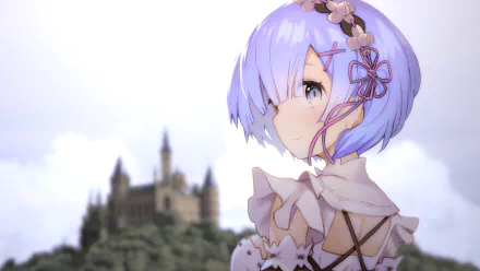 Rem (Re:ZERO) Anime Re:Zero - Starting Life in Another World HD Desktop Wallpaper | Background Image