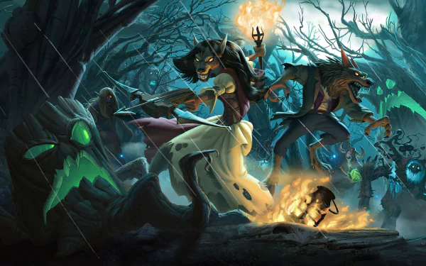  Hearthstone: The Witchwood (NOT HUMAN VERSION)