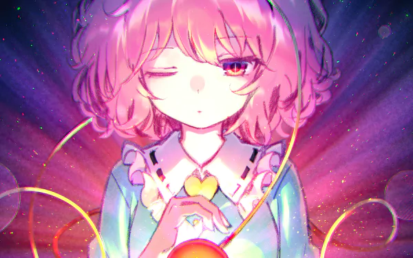 Satori Komeiji Anime Touhou HD Desktop Wallpaper | Background Image