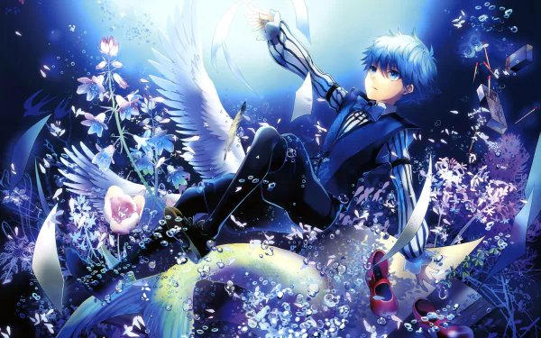 Caster (Fate/Extra) blue Anime Fate/extra blue anime HD Desktop Wallpaper | Background Image