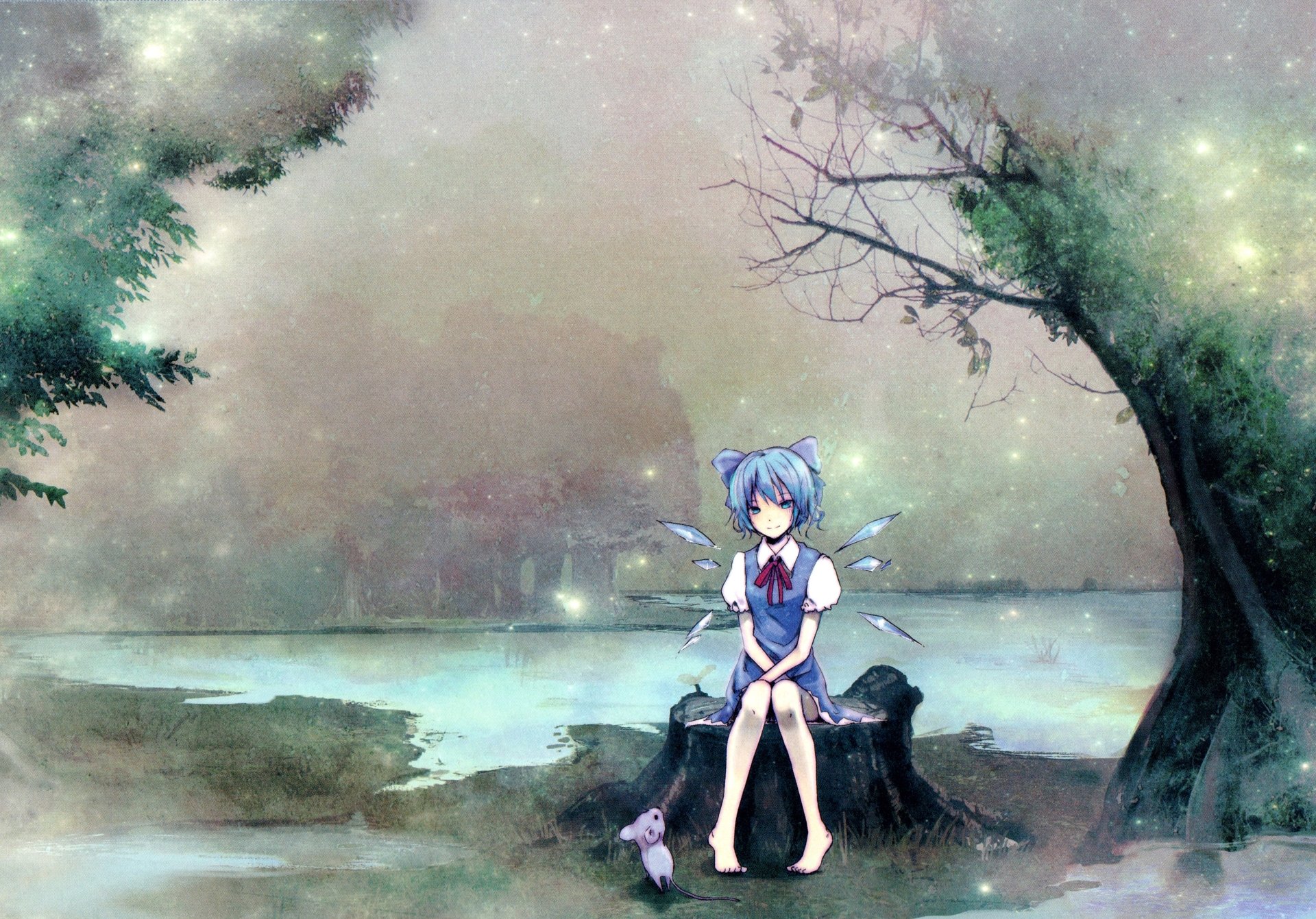 Download Cirno (Touhou) Anime Touhou 4k Ultra HD Wallpaper by 赤坂アカ