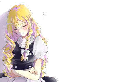 Marisa Kirisame Anime Touhou HD Desktop Wallpaper | Background Image