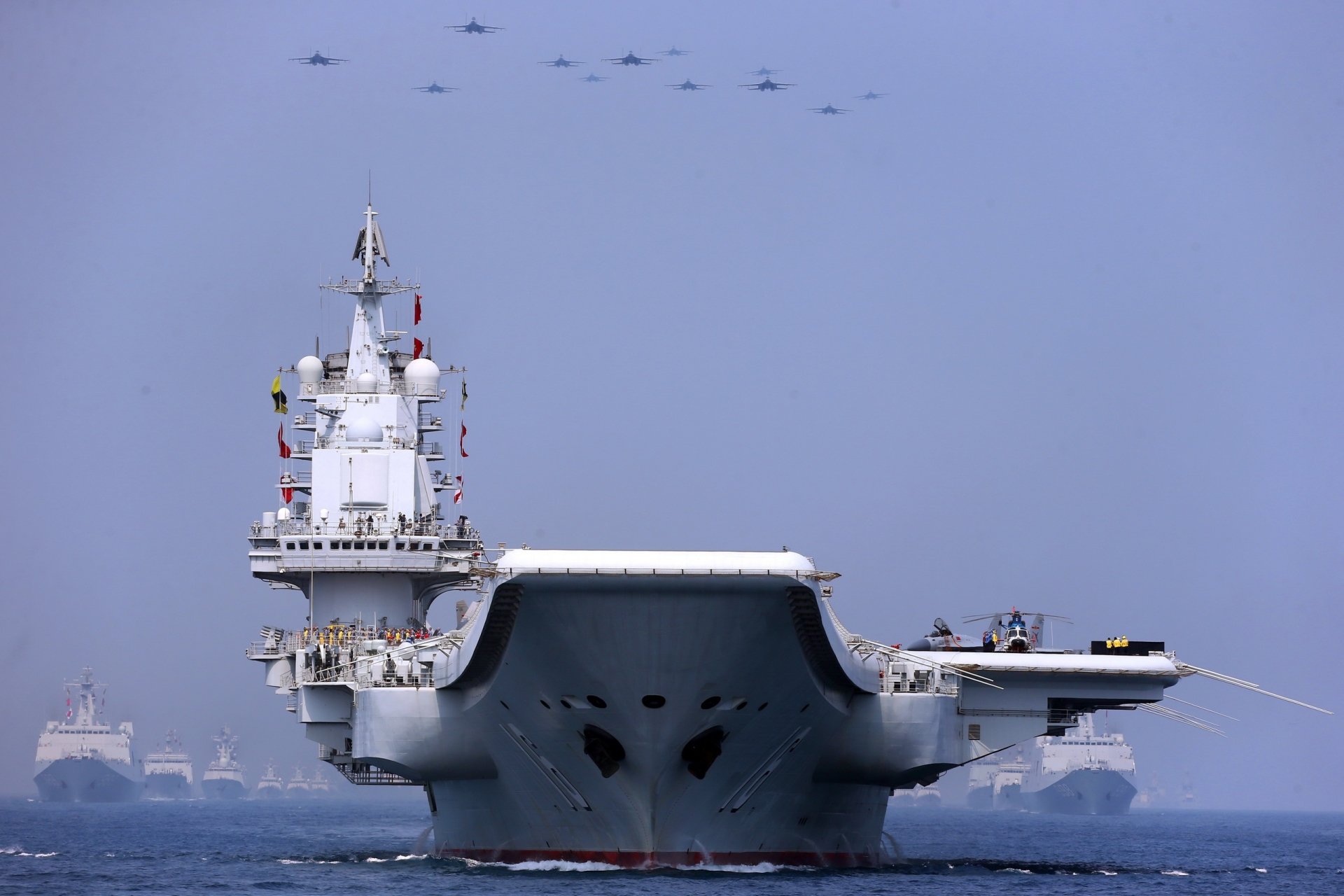Download Warship Aircraft Carrier Military Chinese Aircraft Carrier Liaoning HD Wallpaper