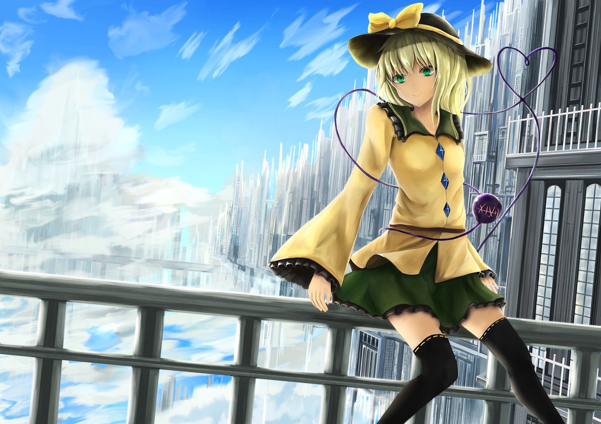 Download Koishi Komeiji Anime Touhou HD Wallpaper by ryara