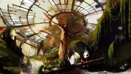 tree fantasy creature HD Desktop Wallpaper | Background Image