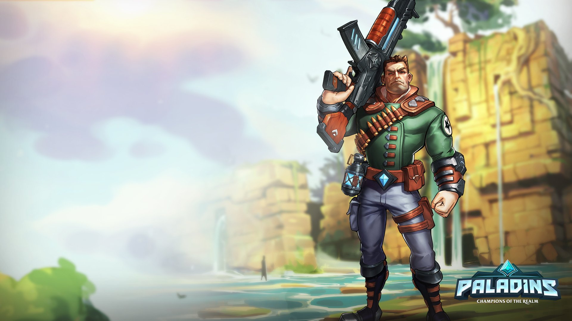 Download Viktor (Paladins) Paladins Video Game HD Wallpaper