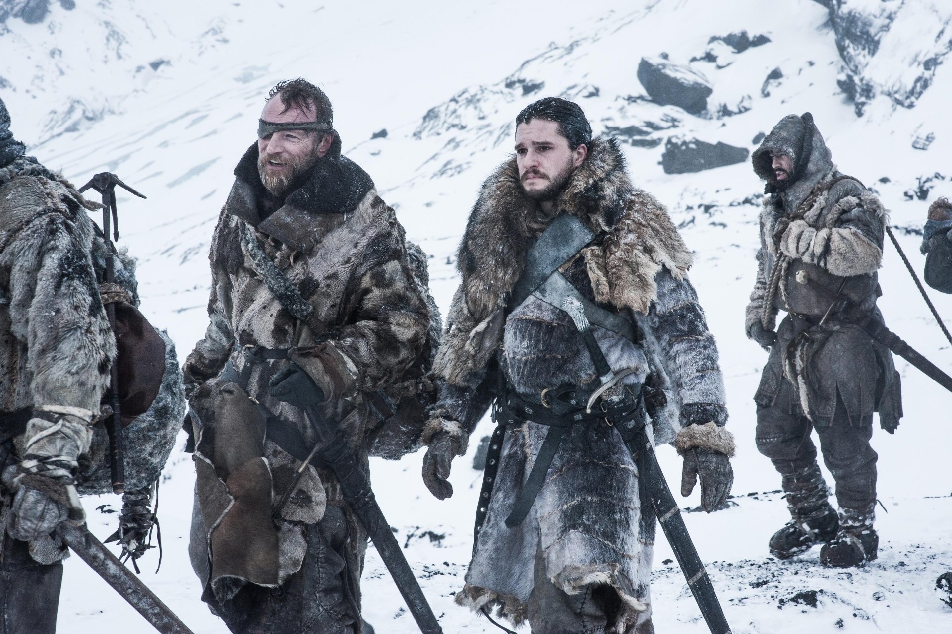 Download Kit Harington Richard Dormer Jon Snow Beric Dondarrion TV Show Game Of Thrones 4k Ultra HD Wallpaper