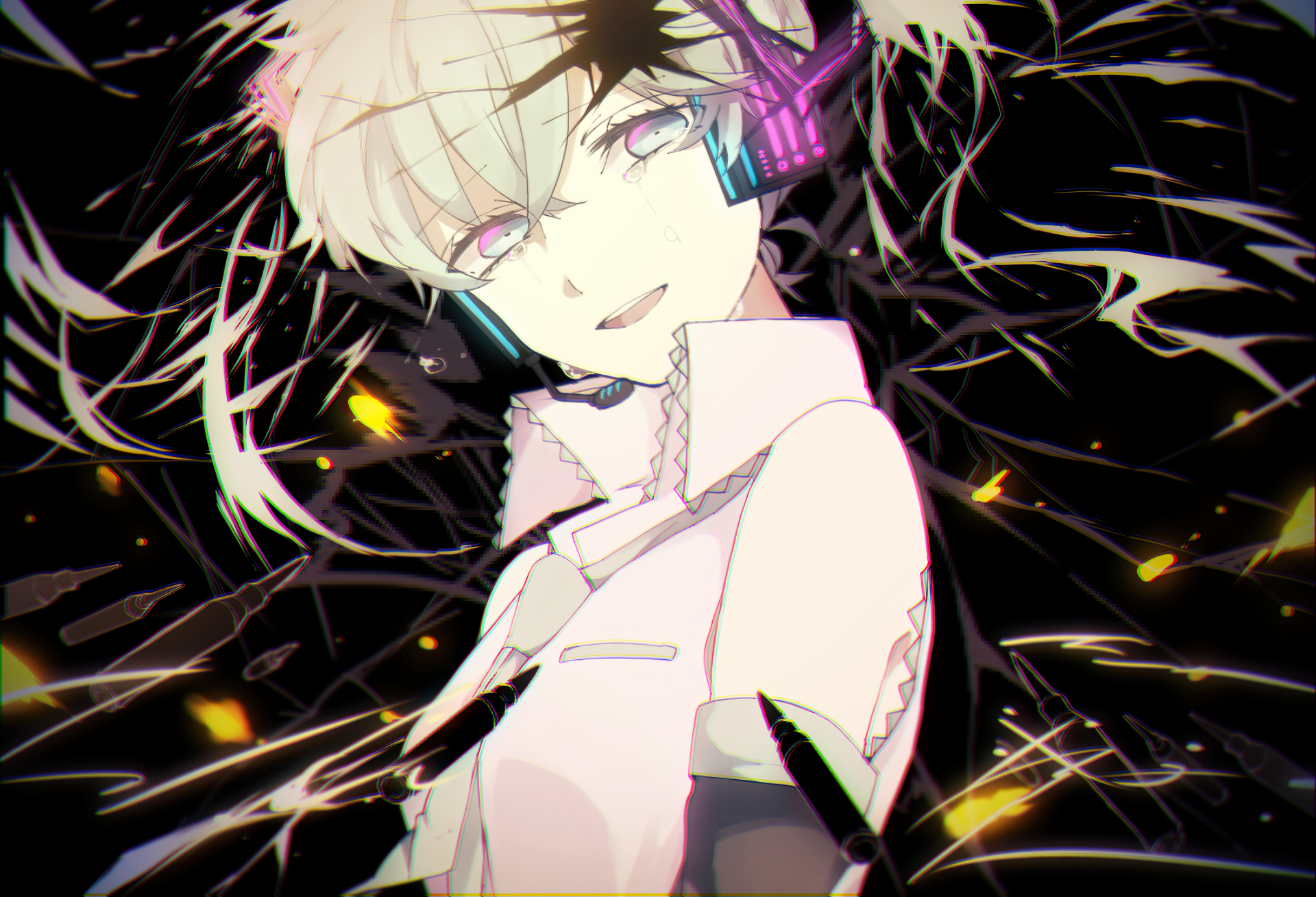 Download Hatsune Miku Anime Vocaloid HD Wallpaper by はきゅ