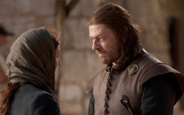 Michelle Fairley Sean Bean Catelyn Stark Eddard Stark TV Show Game Of Thrones HD Desktop Wallpaper | Background Image