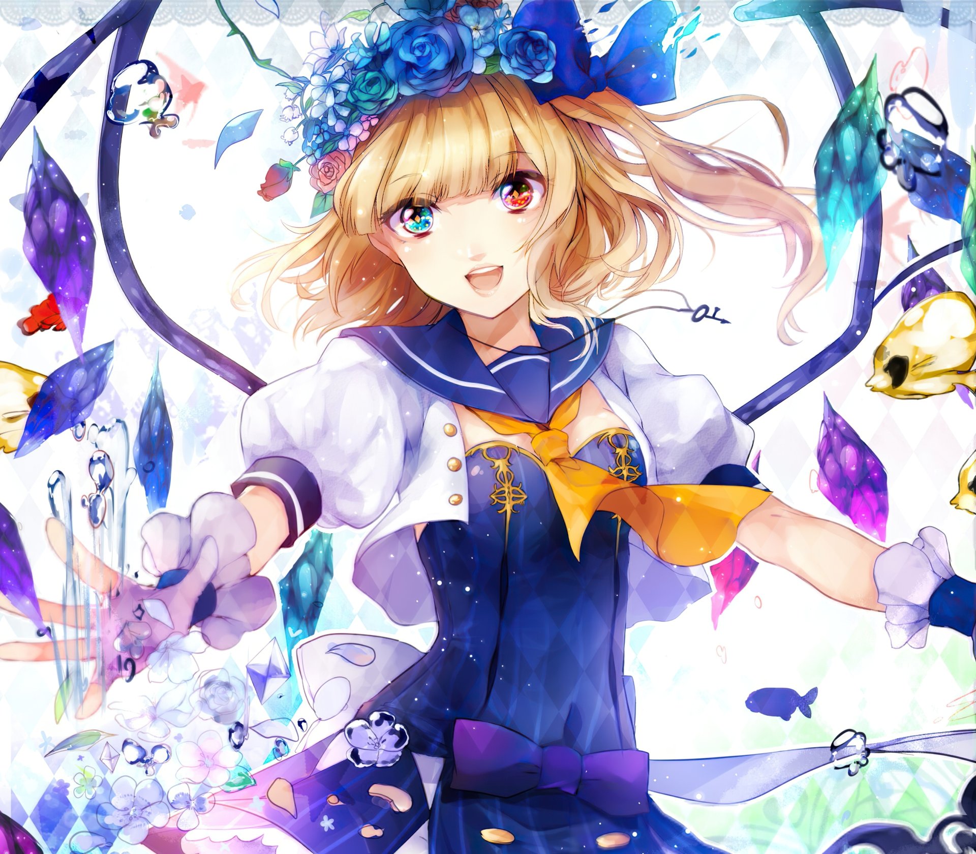 Download Flandre Scarlet Anime Touhou HD Wallpaper by 大魔王るあえる