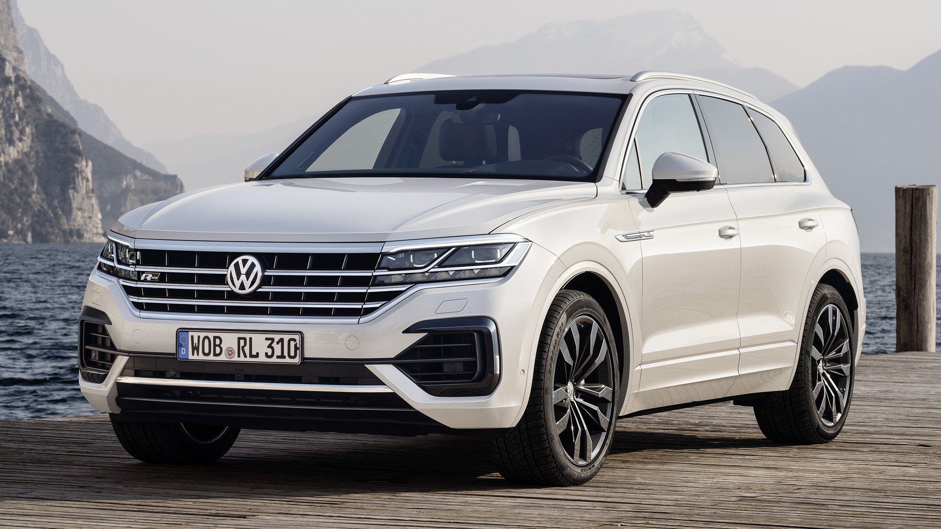 Download Car White Car SUV Crossover Car Vehicle Volkswagen Touareg R ...