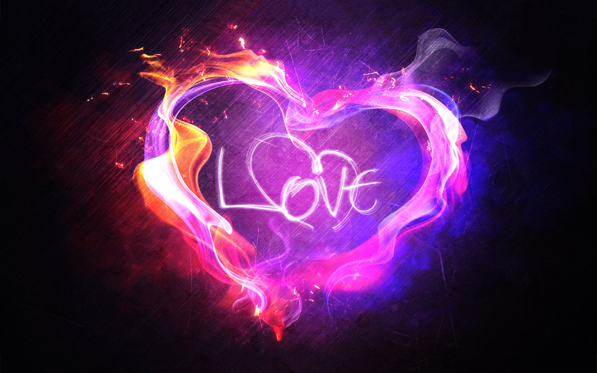 Download Love Artistic Heart  HD Wallpaper