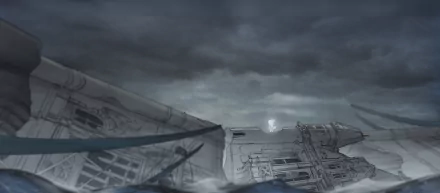 white hair long hair castle Anime Original HD Desktop Wallpaper | Background Image