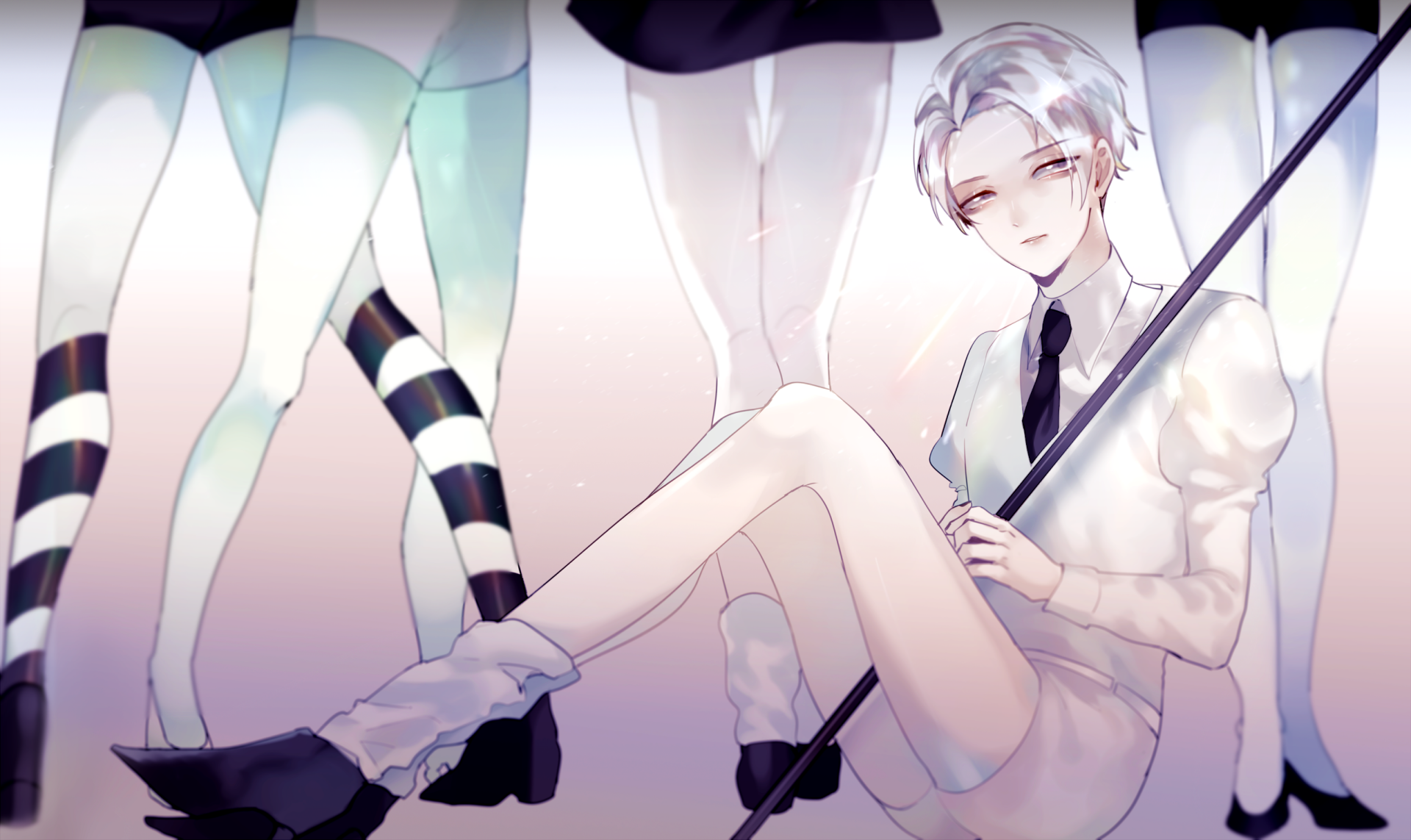 Download Ghost Quartz (Land Of The Lustrous) Lapis Lazuli (Land Of The Lustrous) Cairngorm (Land Of The Lustrous) Phosphophyllite (Land Of The Lustrous) Anime Land Of The Lustrous HD Wallpaper by ナツカゼ