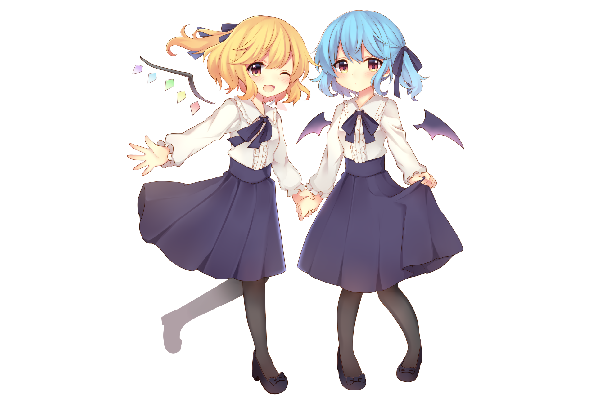 Download Flandre Scarlet Remilia Scarlet Anime Touhou 4k Ultra HD Wallpaper by ルヒカ