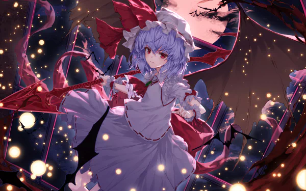 Remilia Scarlet Anime Touhou HD Desktop Wallpaper | Background Image
