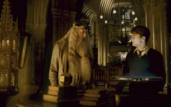 Harry Potter Albus Dumbledore movie Harry Potter and the Half-Blood Prince HD Desktop Wallpaper | Background Image