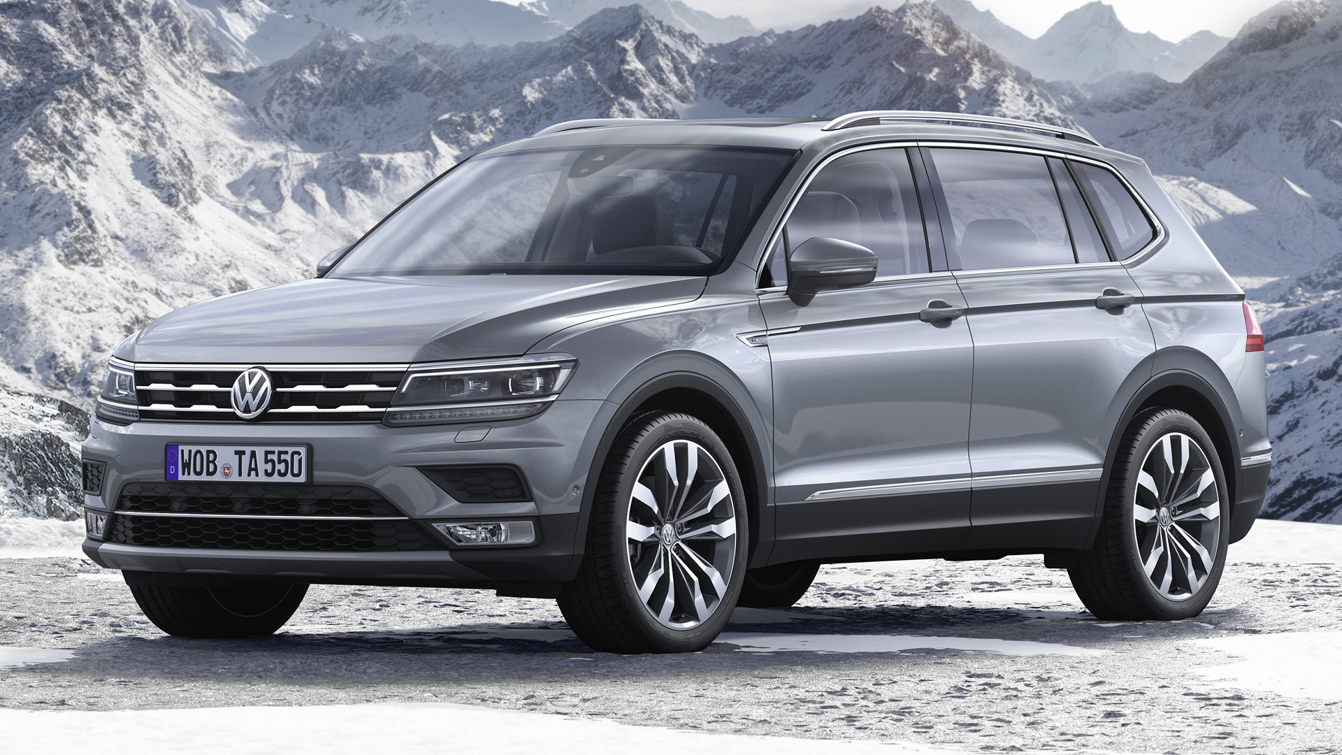 Download Vehicle Volkswagen Tiguan Allspace 4k Ultra HD Wallpaper