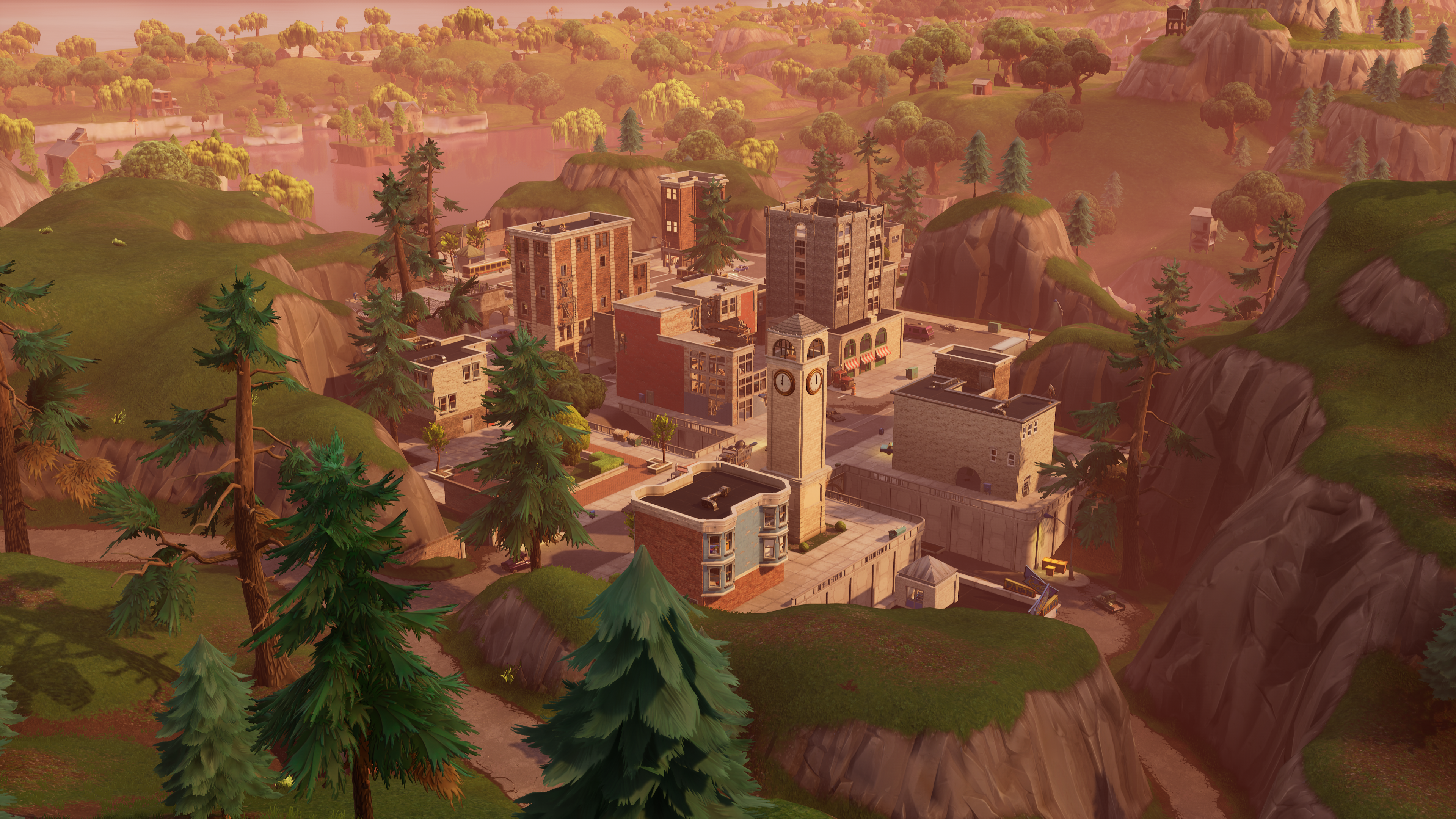 fortnite tilted towers - fortnite 4k background