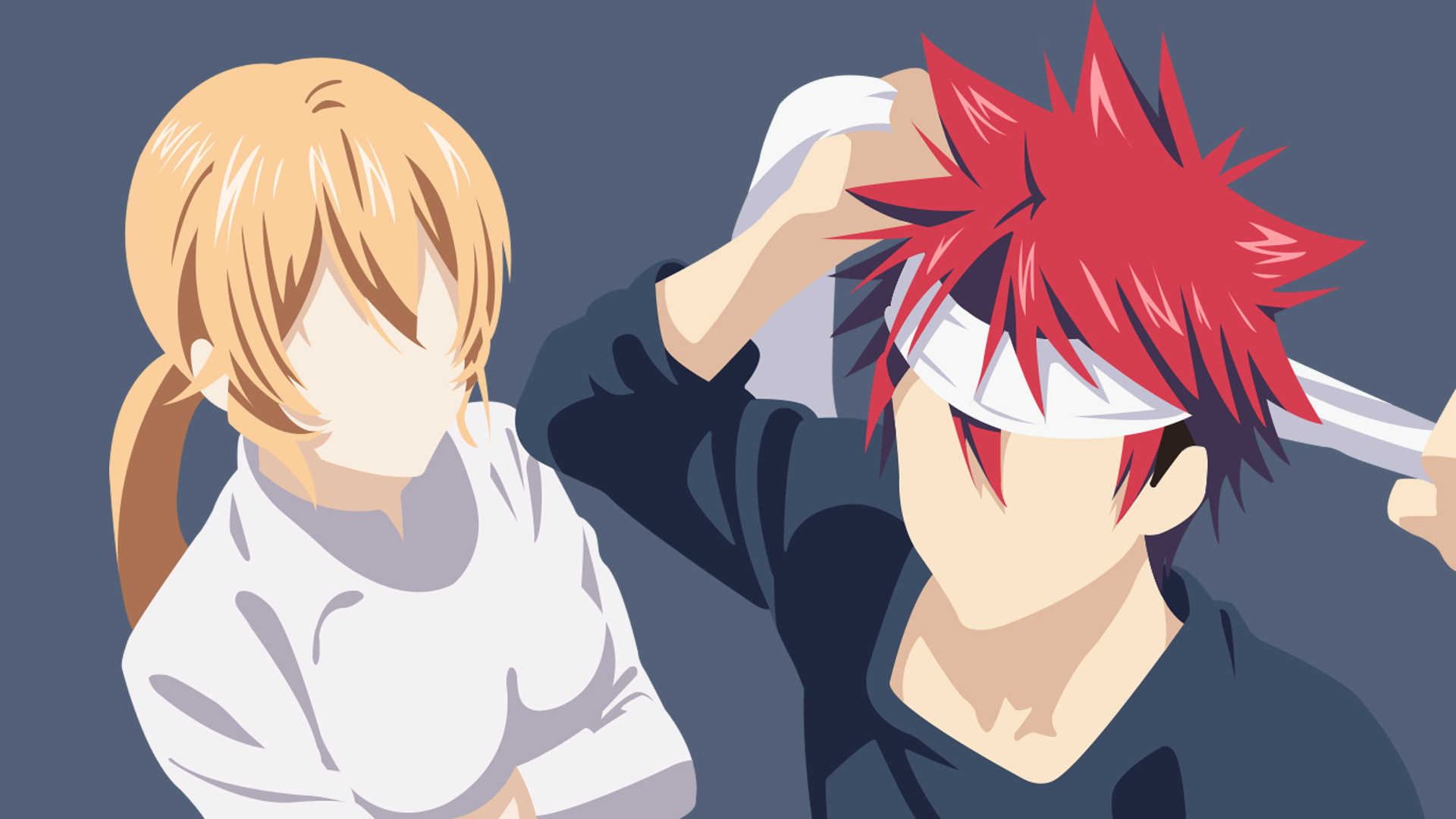 Food Wars wallpaper, Shokugeki no Soma, Minimalist, Sōma Yukihira