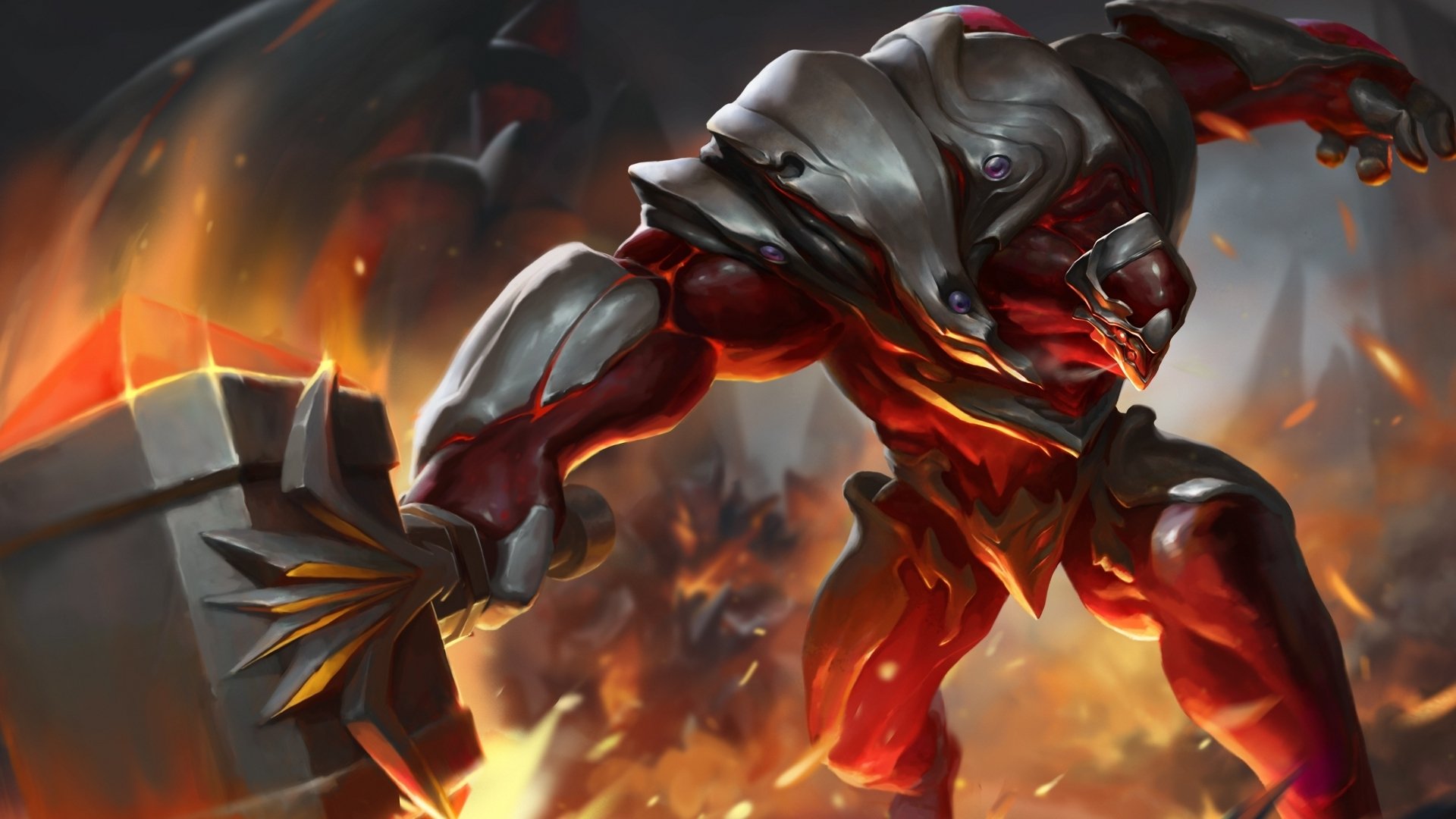 Download Magmus (Heroes Of Newerth) Warrior Video Game Heroes Of Newerth HD Wallpaper