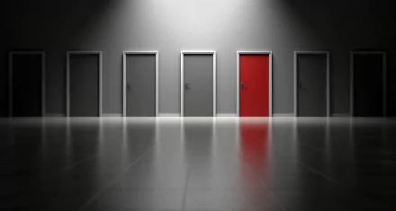  Red Door by Arek Socha