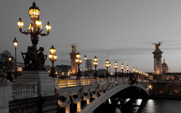 Man Made Pont Alexandre III Bridges HD Wallpaper | Background Image