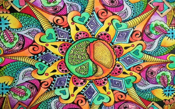  Peace and Love Collage