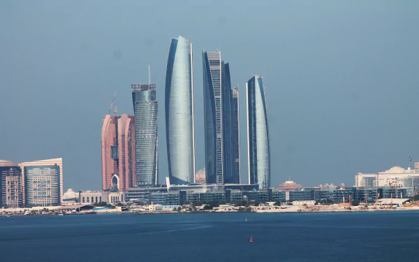 building United Arab Emirates Abu Dhabi man made Etihad Towers HD Desktop Wallpaper | Background Image