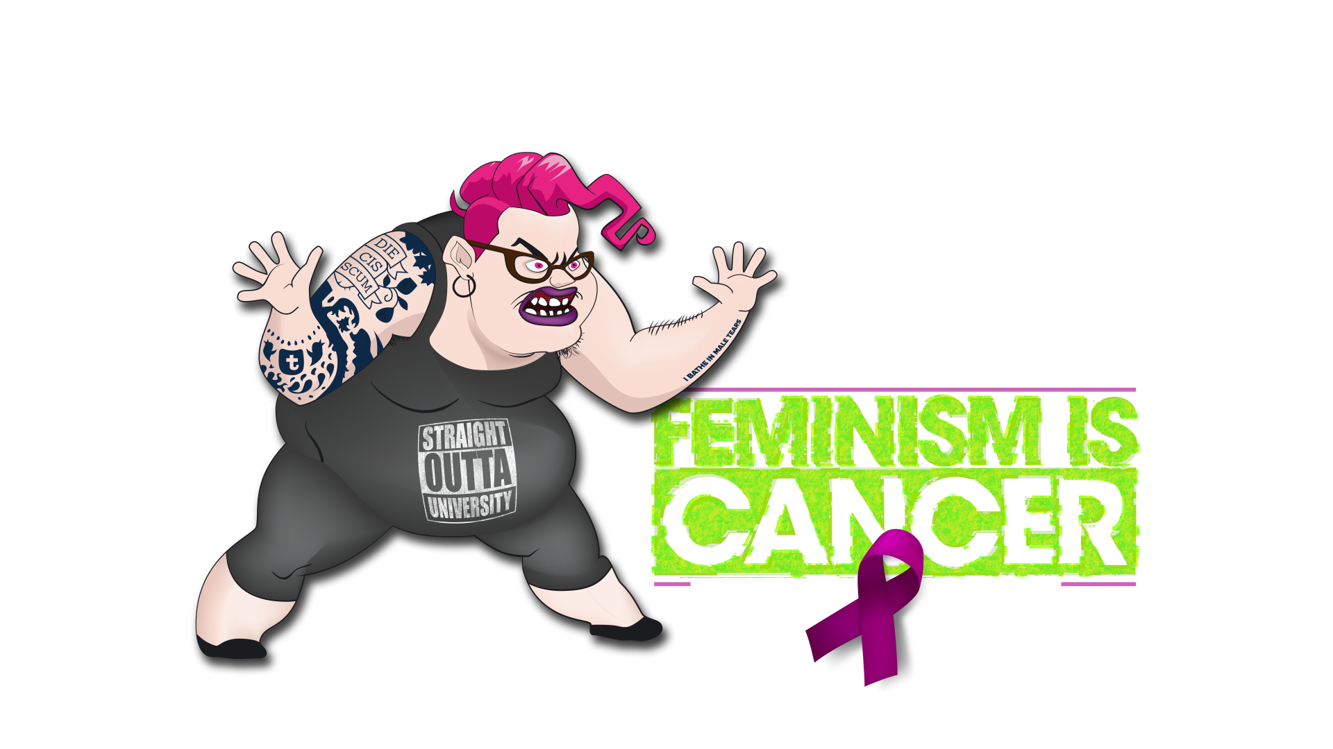 Feminism is Cancer World Day by Trigg_Ered